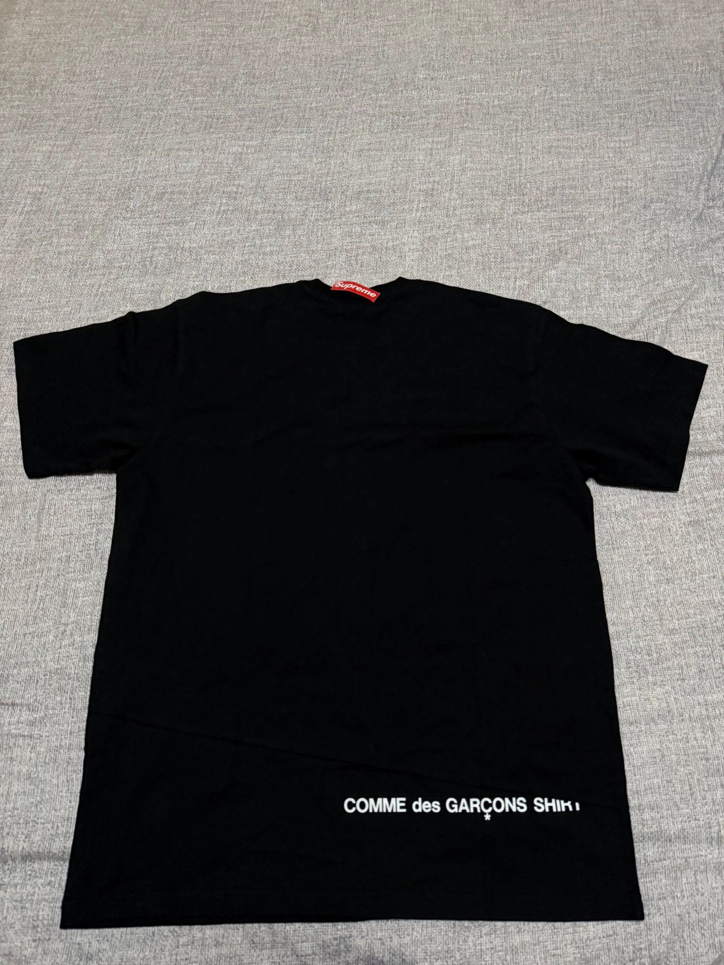 Supreme Supreme CDG Split Box Logo Tee Black XL New with Tags Size US XL / EU 56 / 4 - 5 Thumbnail