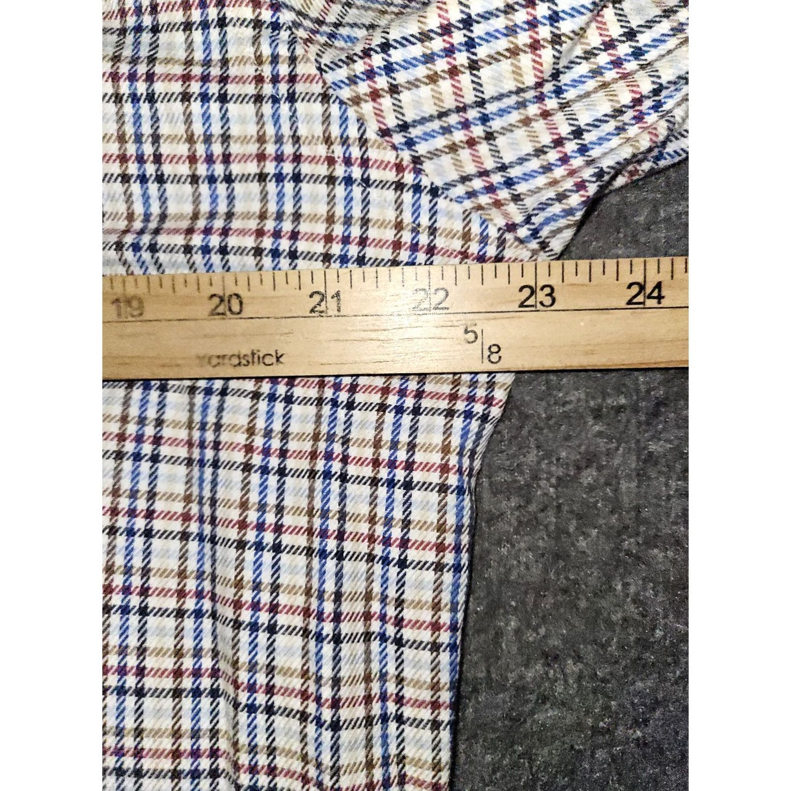 Peter Millar Peter Millar Button-Up Shirt Men's Large Long Sleeve Glen Plaid Retro Workwear Size US L / EU 52-54 / 3 - 3 Thumbnail