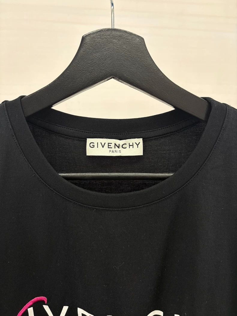Givenchy Givenchy Givenchy Vibrant Embroidered Logo Short Sleeve Sh Size US S / EU 44-46 / 1 - 4 Thumbnail