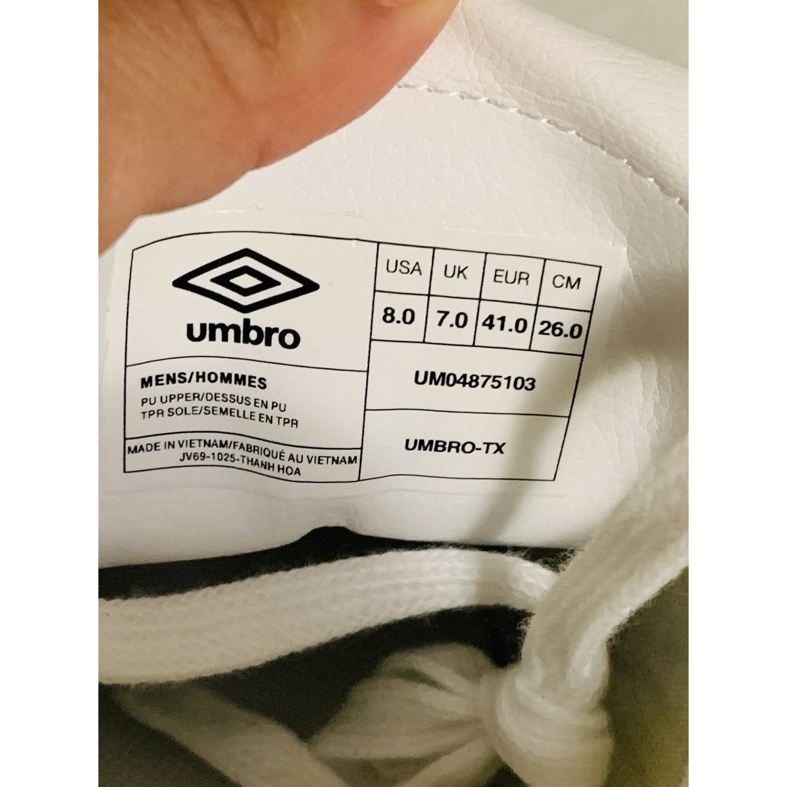 Umbro Umbro TX Chaleira II Liga Indoor Soccer Sneakers Men's 8 Size US 8 / EU 41 - 7 Thumbnail