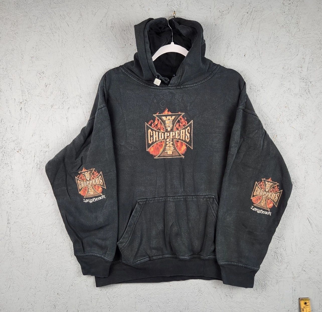 West Coast Choppers Vintage black west coast choppers fade hoodie xl Y2K style Size US XL / EU 56 / 4 - 1 Thumbnail