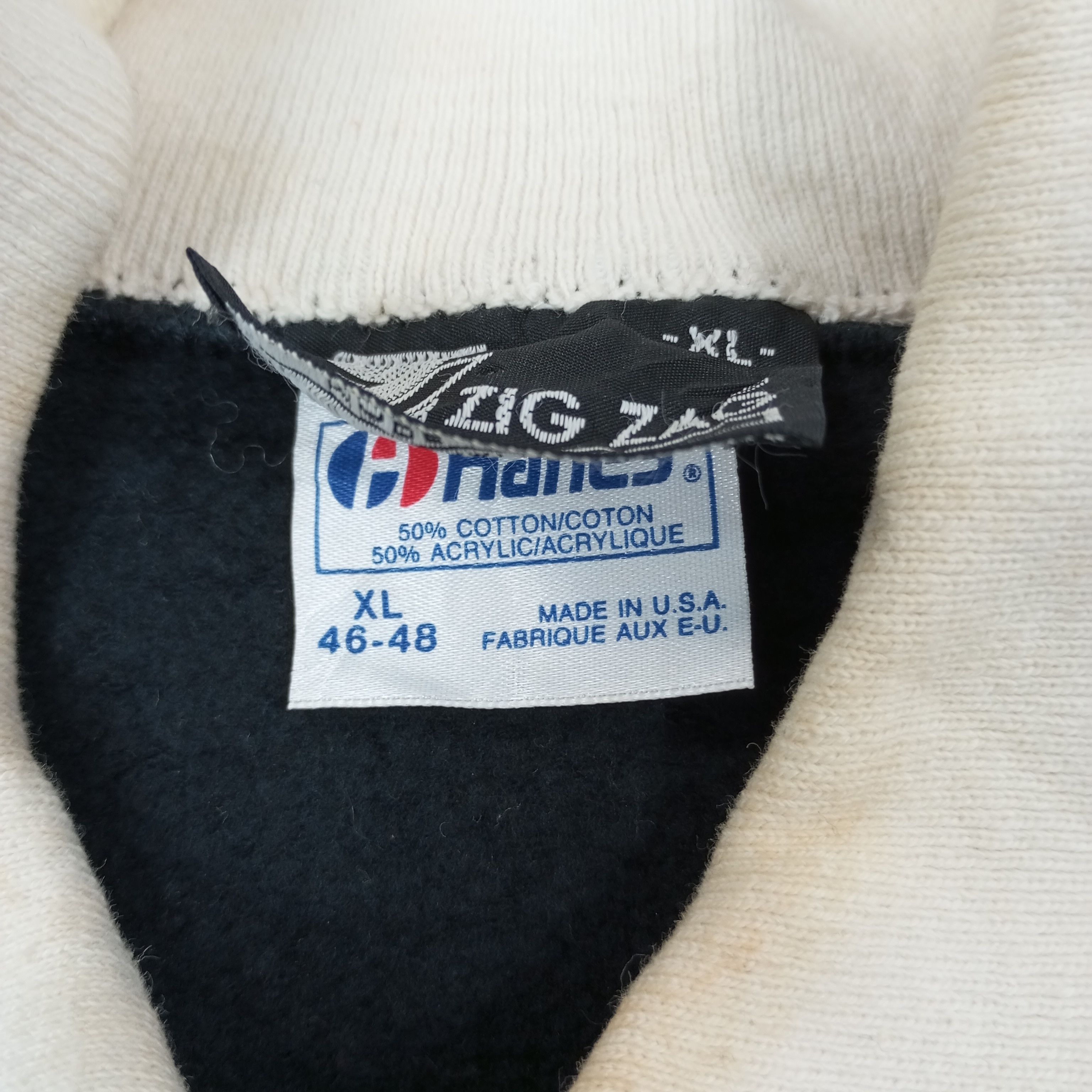 Other Zig Zag Flowers Design Vintage Collar Sweatshirt c233n20 Size US L / EU 52-54 / 3 - 7 Thumbnail