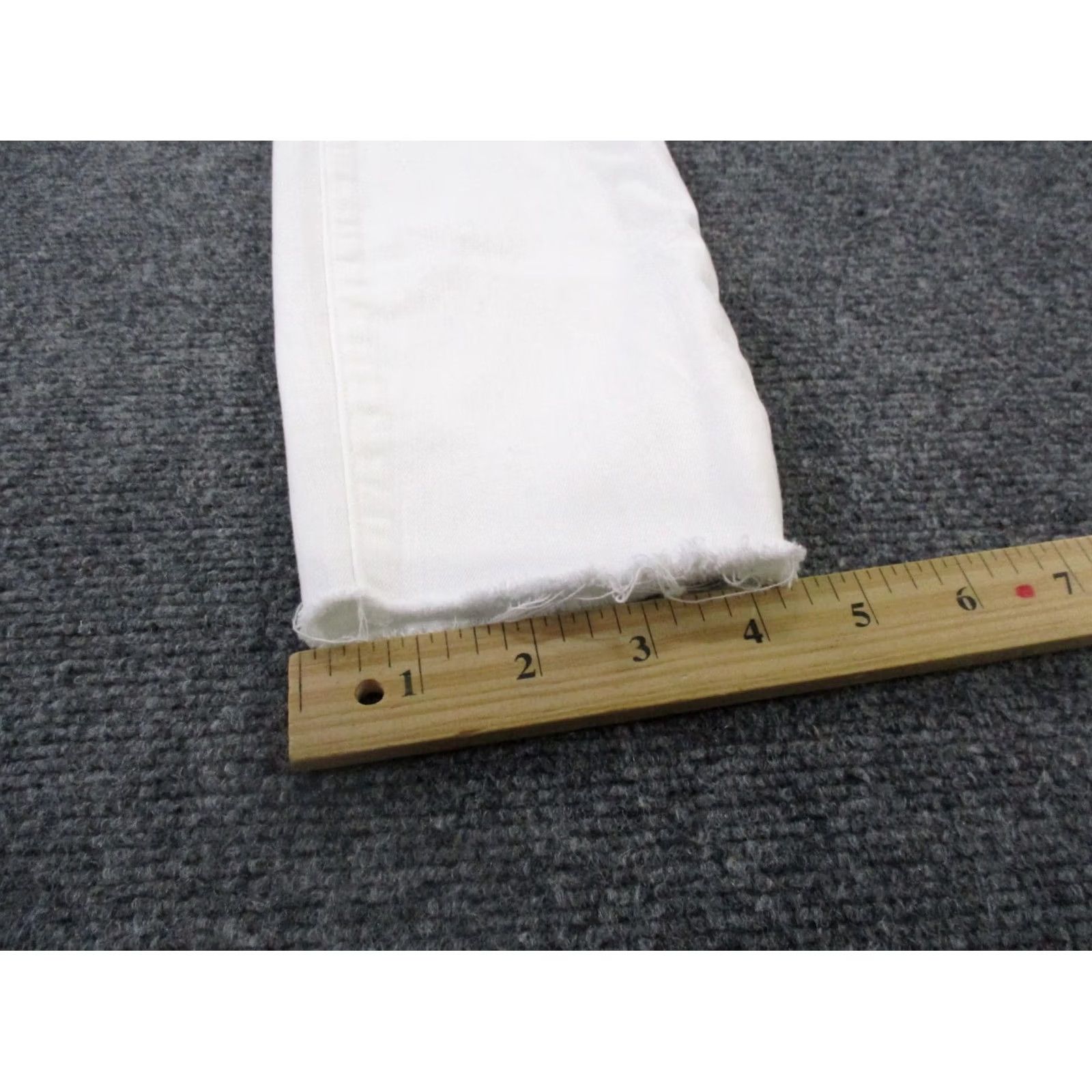 Frank & Eileen Frank Eileen Jeans Women 25 White Denim Skinny Sligo Preppy USA Made Stretch Size 42" / US 20 - 5 Thumbnail