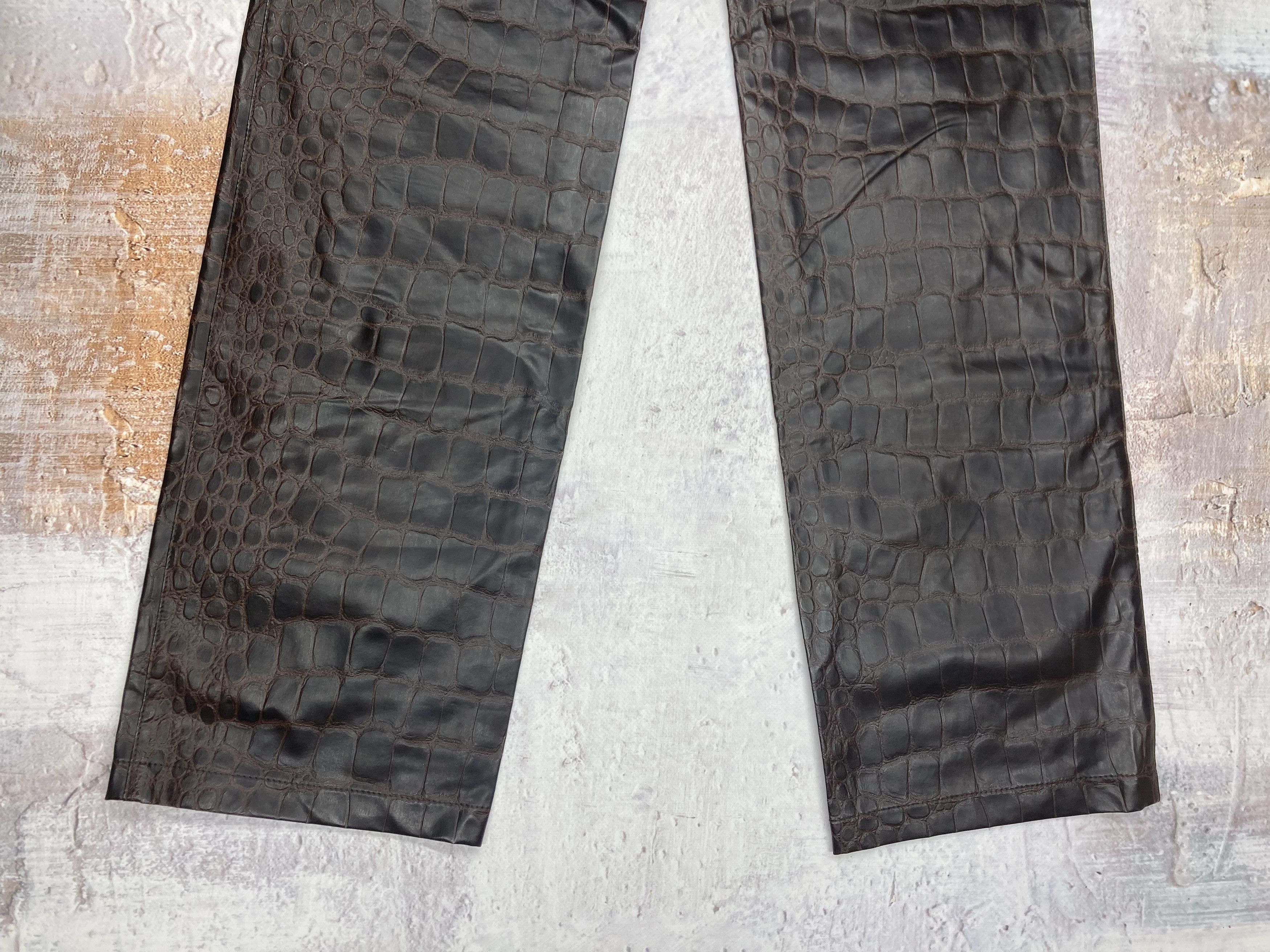 Designer Vintage Pants Betty Barclay Snake Print Women’s Size 34 Size 34" / US 12 / IT 48 - 5 Thumbnail