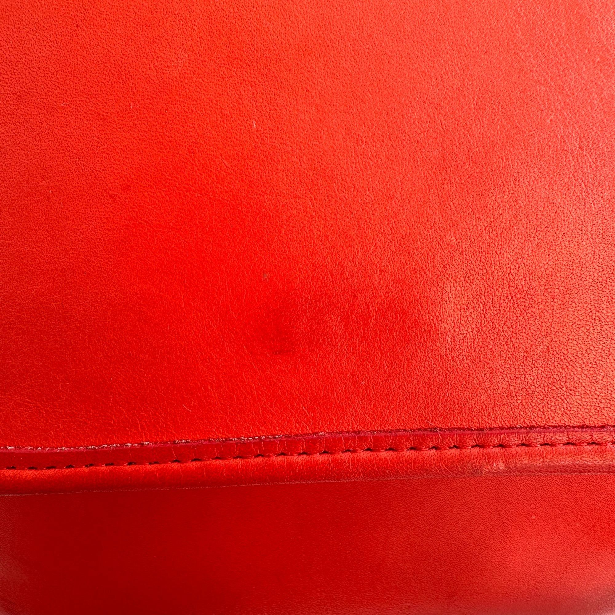 Coach Vintage 1980s Coach Red Tailored Pouch 4110 Made in NYC Size ONE SIZE - 8 Thumbnail