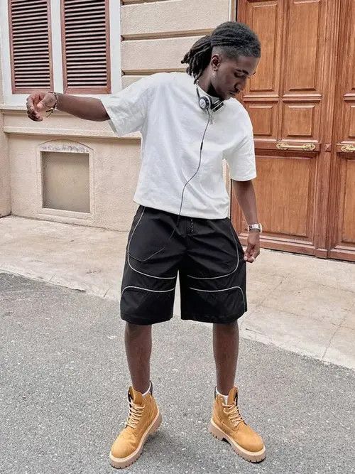 Jean × Vintage Streetwear designer sports shorts Size US 34 / EU 50 - 1 Thumbnail