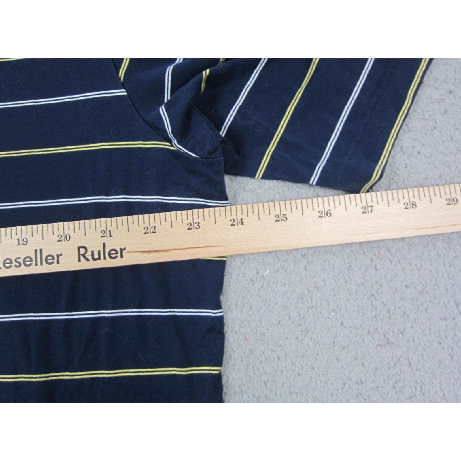 Ralph Lauren Polo Ralph Lauren Polo Shirt XL Blue Striped 80s 90s Golf Rugby Men Shirt Logo SS Spread Collar Vintage? Size US XL / EU 56 / 4 - 5 Thumbnail