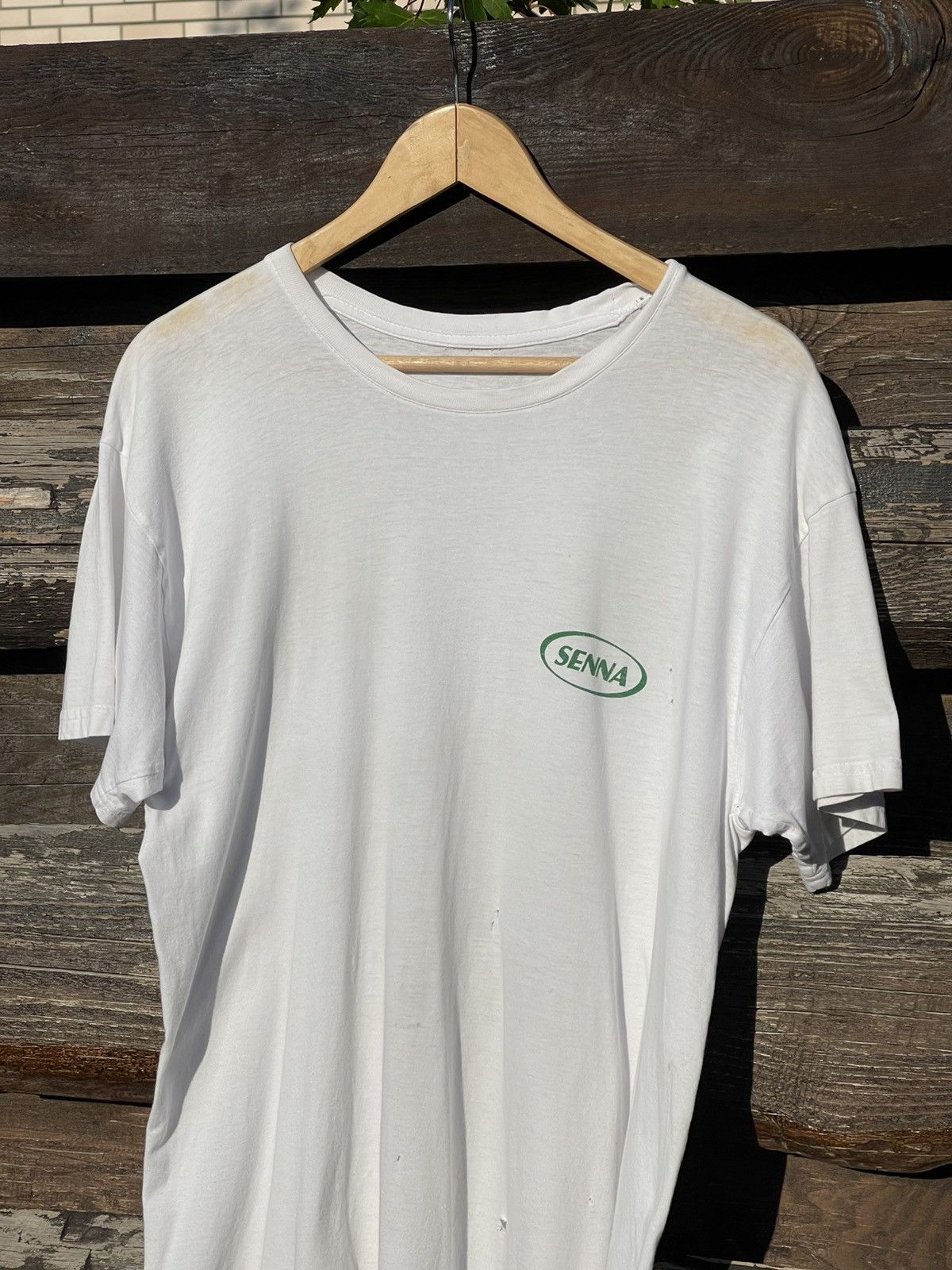 Formula 1 90’s Senna Vintage Formula 1 racing tee distressed Size US XL / EU 56 / 4 - 2 Thumbnail
