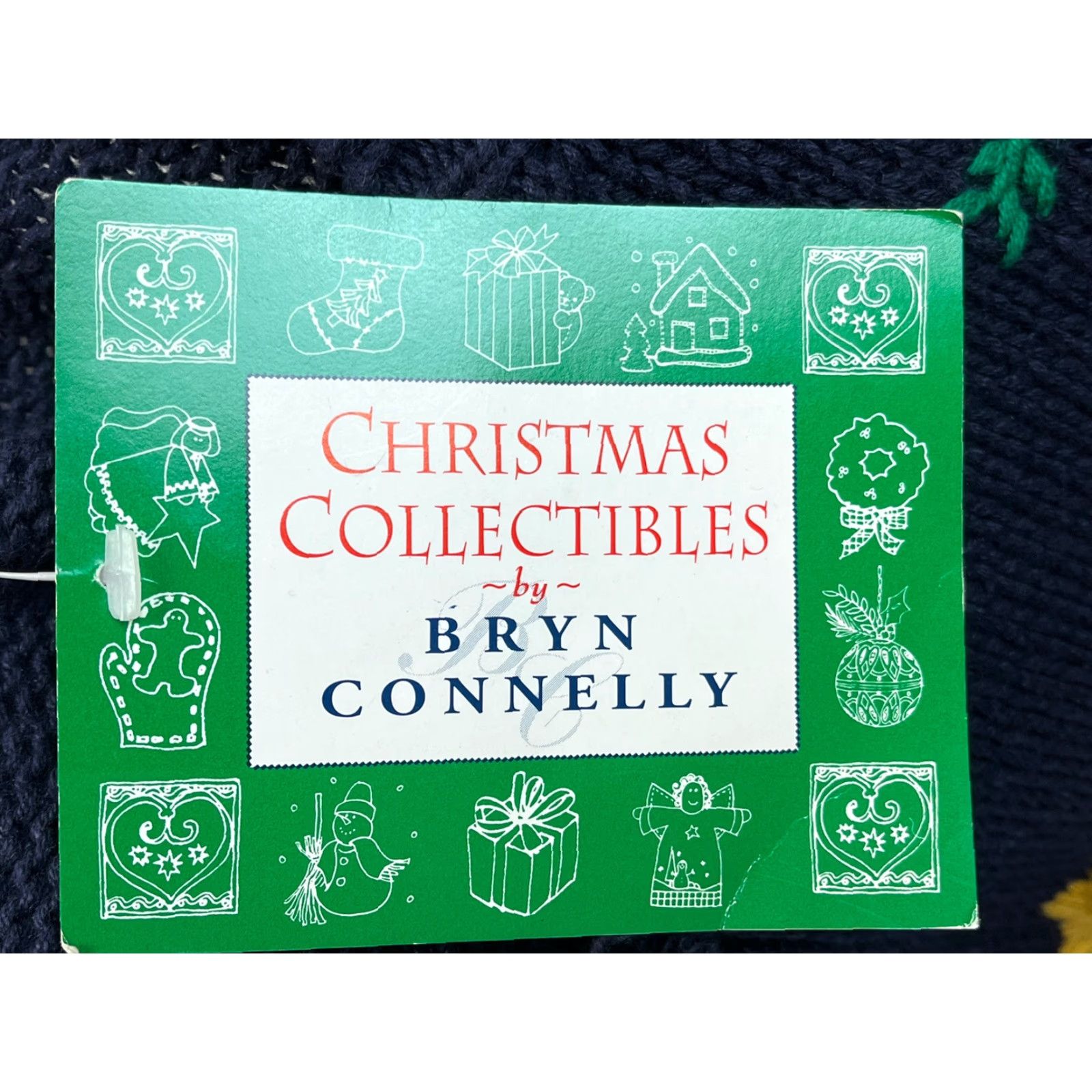 Vintage VINTAGE Bryn Connelly Christmas Sweater Shirt Women’s Small Navy 1980s Deadstock Ramie Blend NWT NOS Christmas Party Women Size S / US 4 / IT 40 - 8 Thumbnail