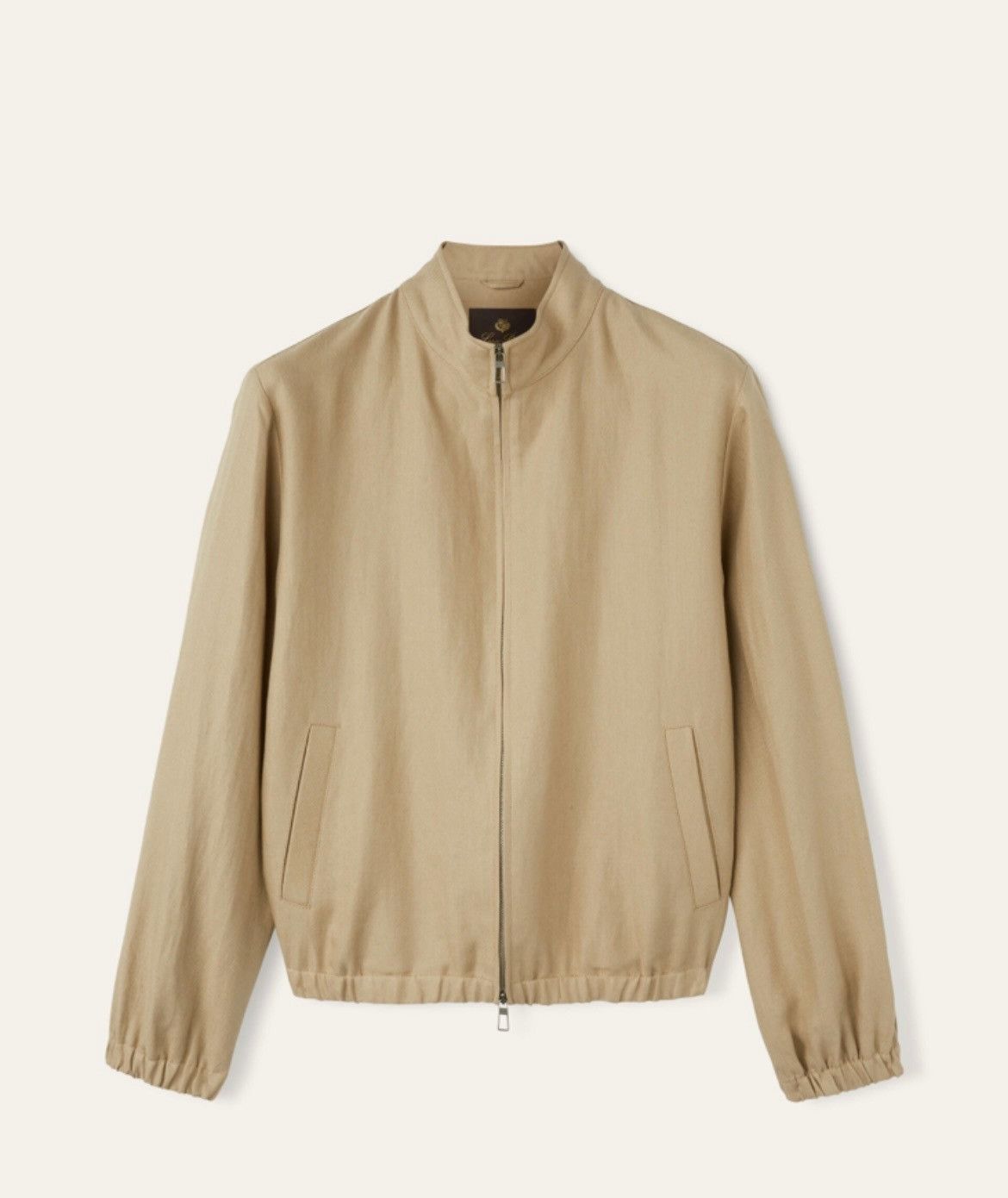 Loro Piana o1srvl11e0725 Bomber Jacket in Beige Size US M / EU 48-50 / 2 - 1 Thumbnail