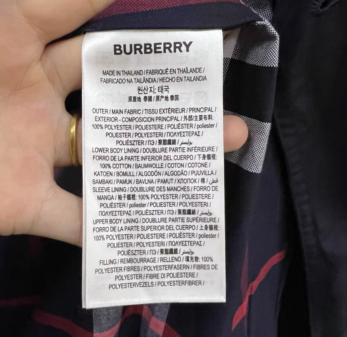 Burberry Burberry Navy Double-breasted Trench Coat J41 Size XS / US 0-2 / IT 36-38 - 3 Thumbnail
