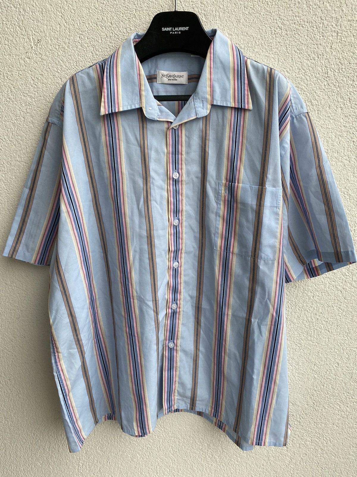 Yves Saint Laurent Multicolor YSL Shirt Summer Size US XXL / EU 58 / 5 - 4 Thumbnail