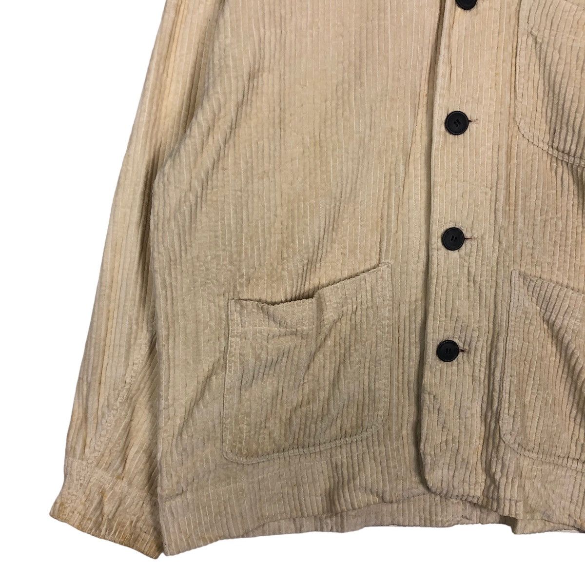 Issey Miyake 🔥Vintage Chore Corduroy Jacket Big Pocket Seavan Japan Made Size US L / EU 52-54 / 3 - 4 Thumbnail