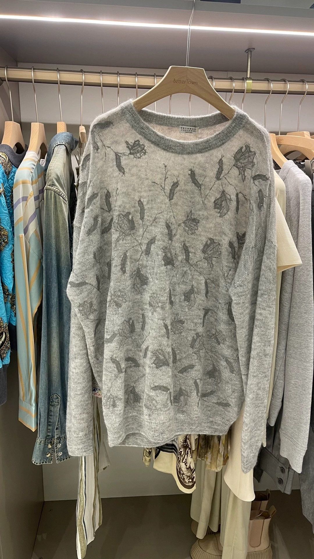 Brunello Cucinelli Brunello Cucinelli Sequin Embroidered Sweater - dmc Size US XXL / EU 58 / 5 - 1 Thumbnail