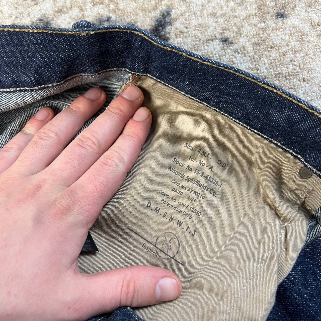 Allsaints Allsaints Spitalfield Japanese Style Denim Jeans Size US 32 / EU 48 - 7 Thumbnail