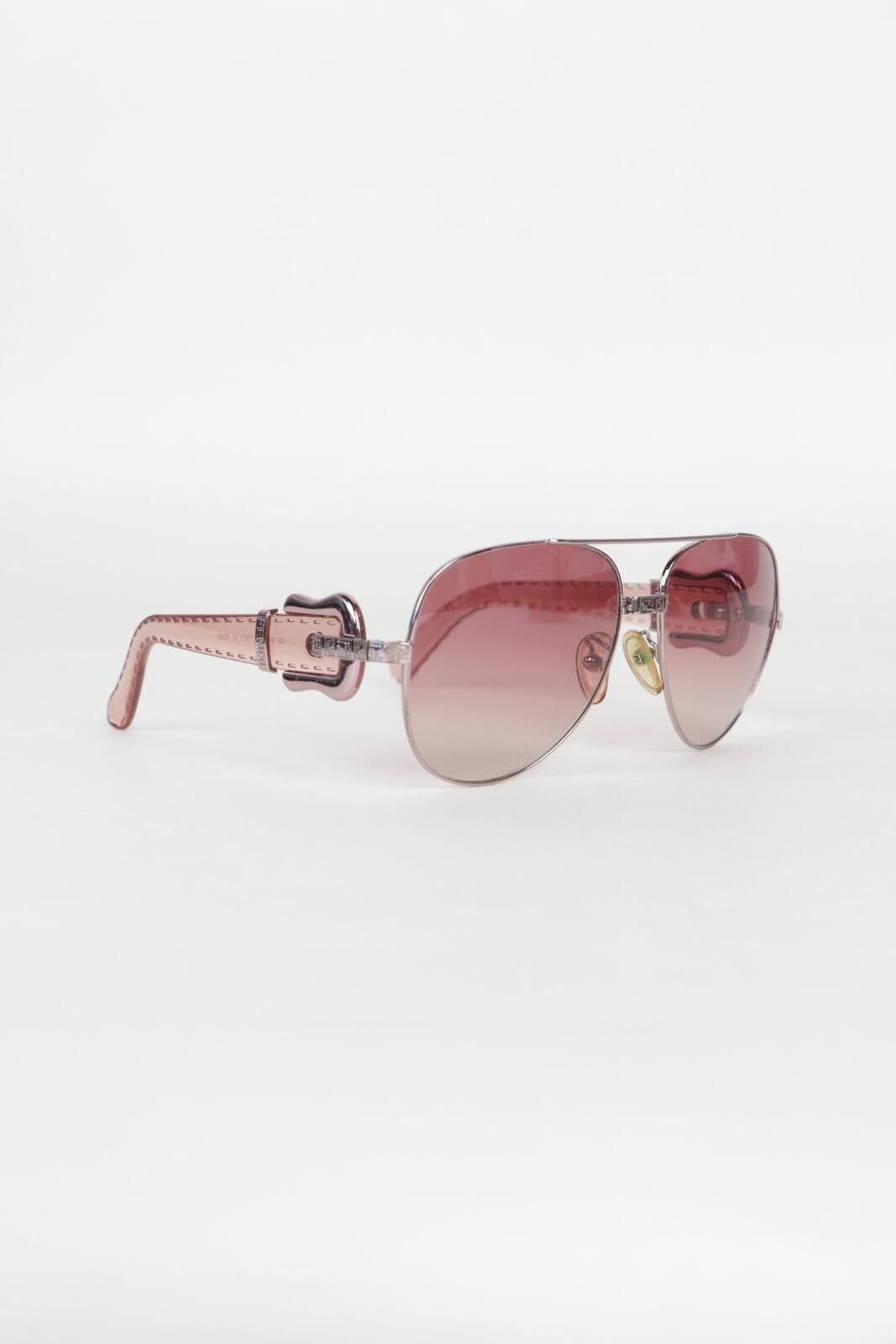 Fendi 00's Fendi FS411 Aviator Sunglasses Size ONE SIZE - 3 Thumbnail