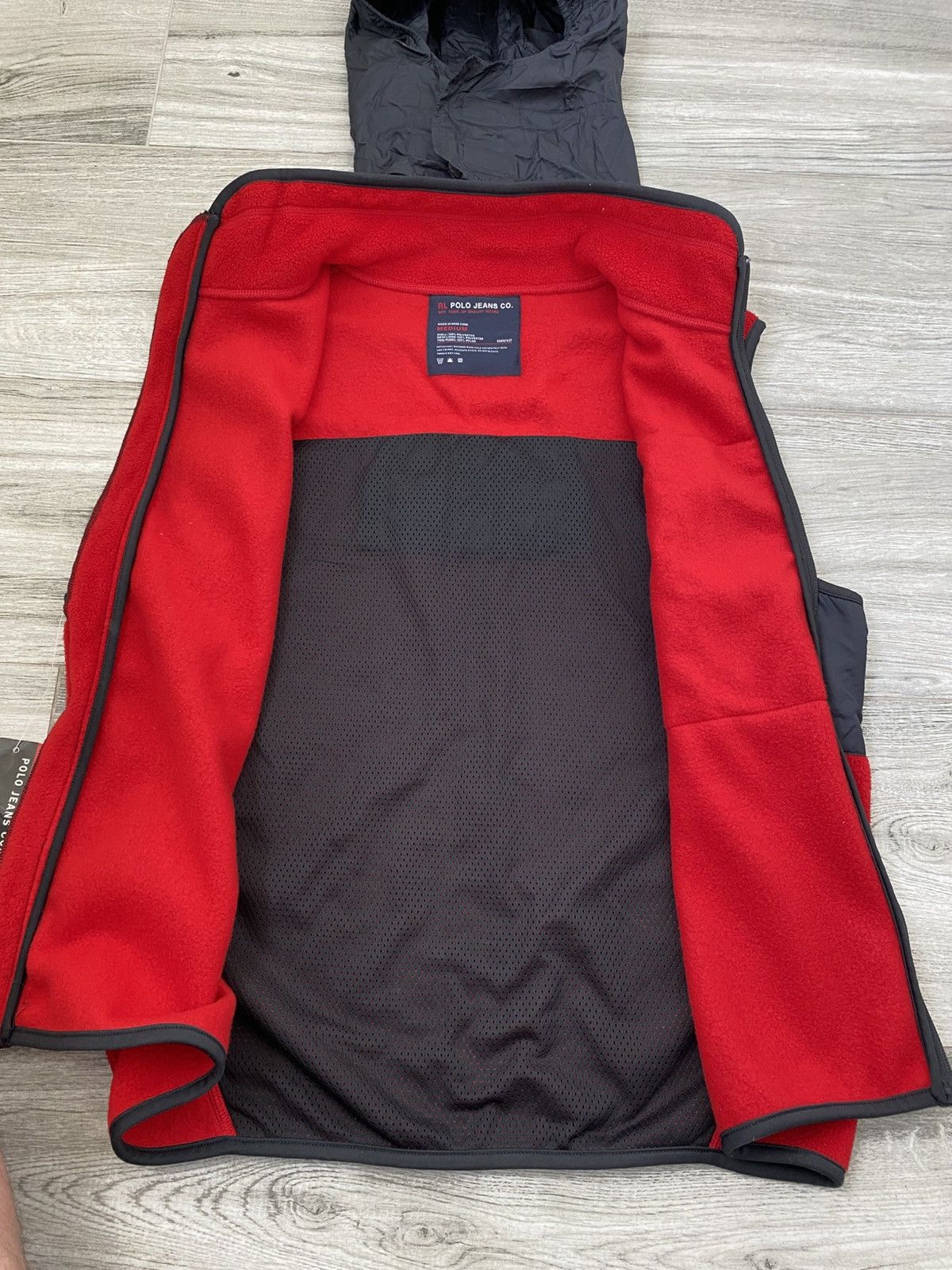 Polo Ralph Lauren VINTAGE POLO RALPH LAUREN FLEECE VEST NYLON HIDE-AWAY HOOD Size US M / EU 48-50 / 2 - 20 Thumbnail