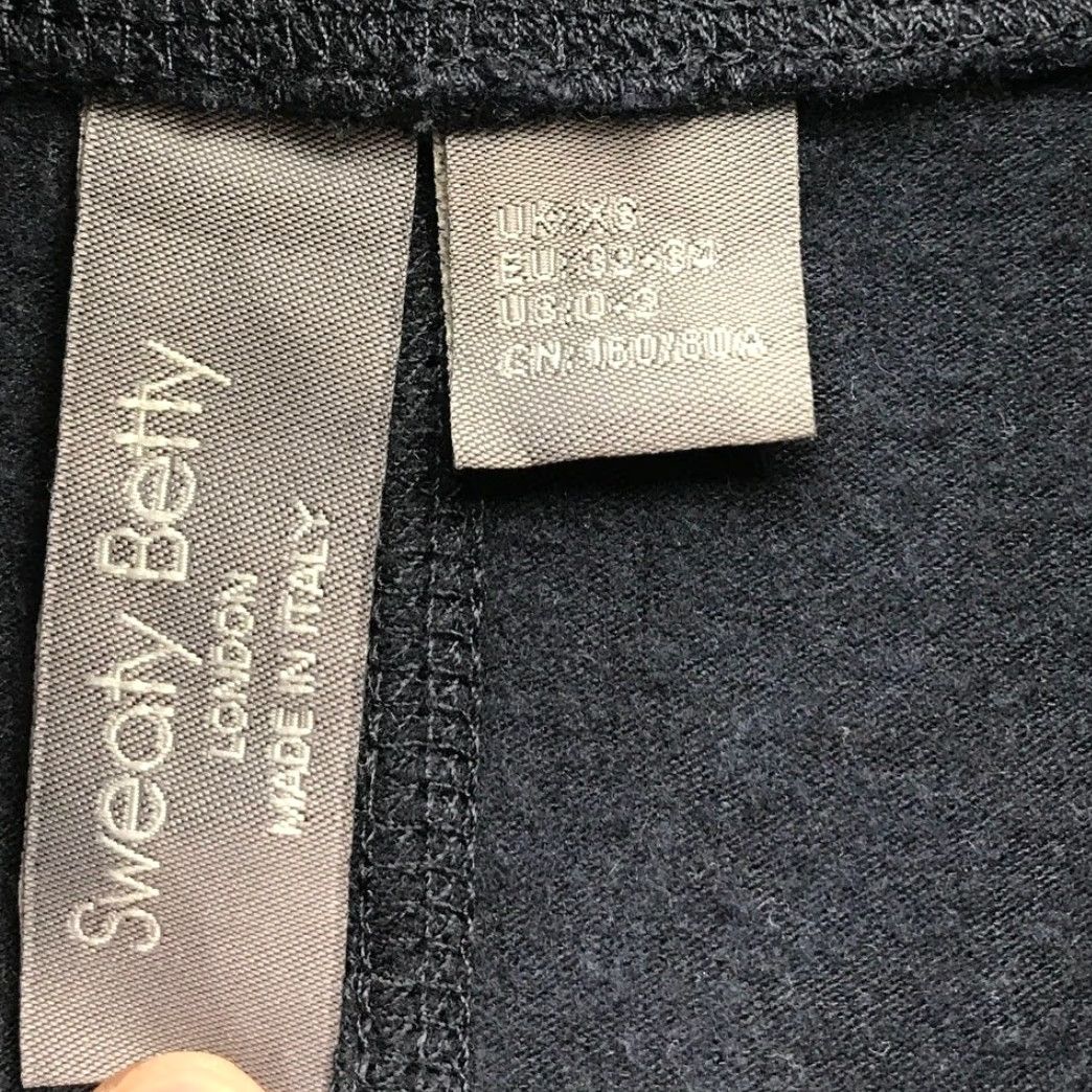 Sweaty Betty Sweaty Betty Sweatshirt Hoodie Womens XS 0-2 Oversized Drawstring Black Size XS / US 0-2 / IT 36-38 - 3 Thumbnail