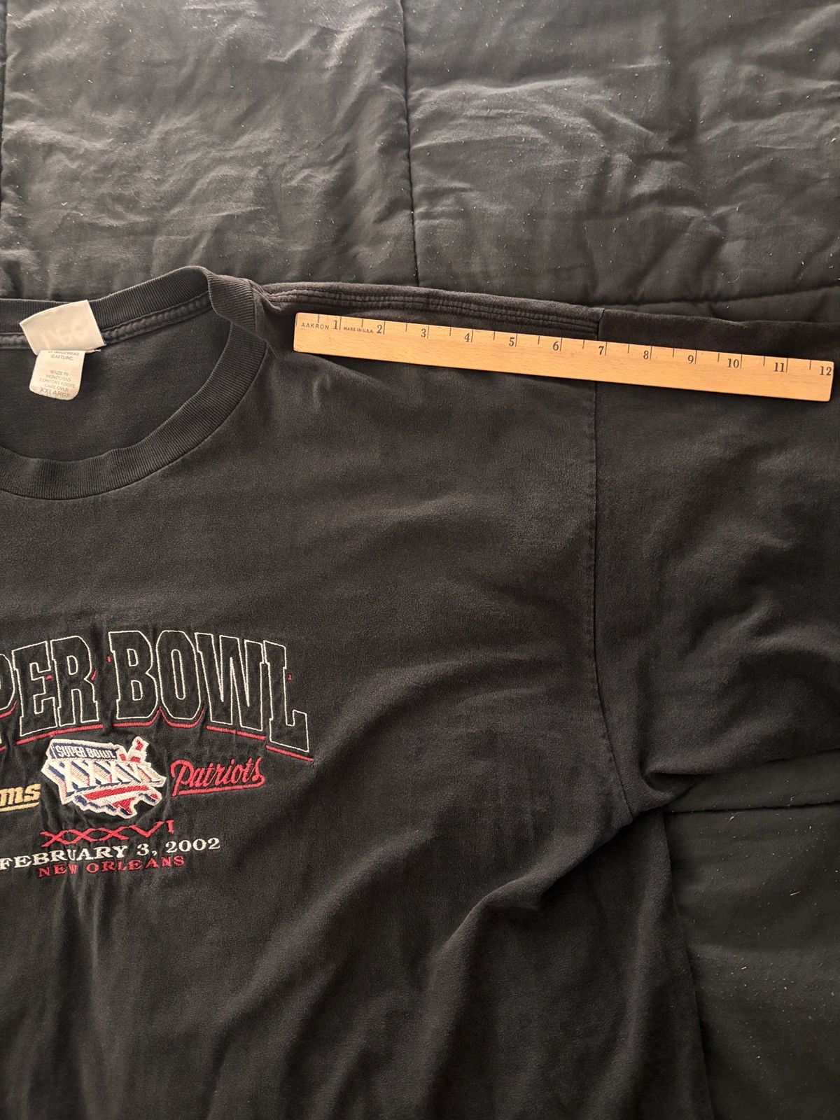 Vintage Vintage Super Bowl 2002 XXXV Tshirt Size US XXL / EU 58 / 5 - 8 Thumbnail