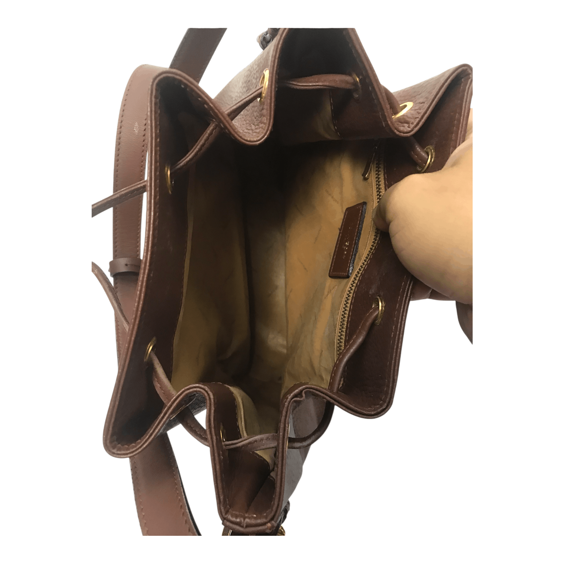Courreges Courreges Paris Leather Bucket handBag Size ONE SIZE - 12 Thumbnail