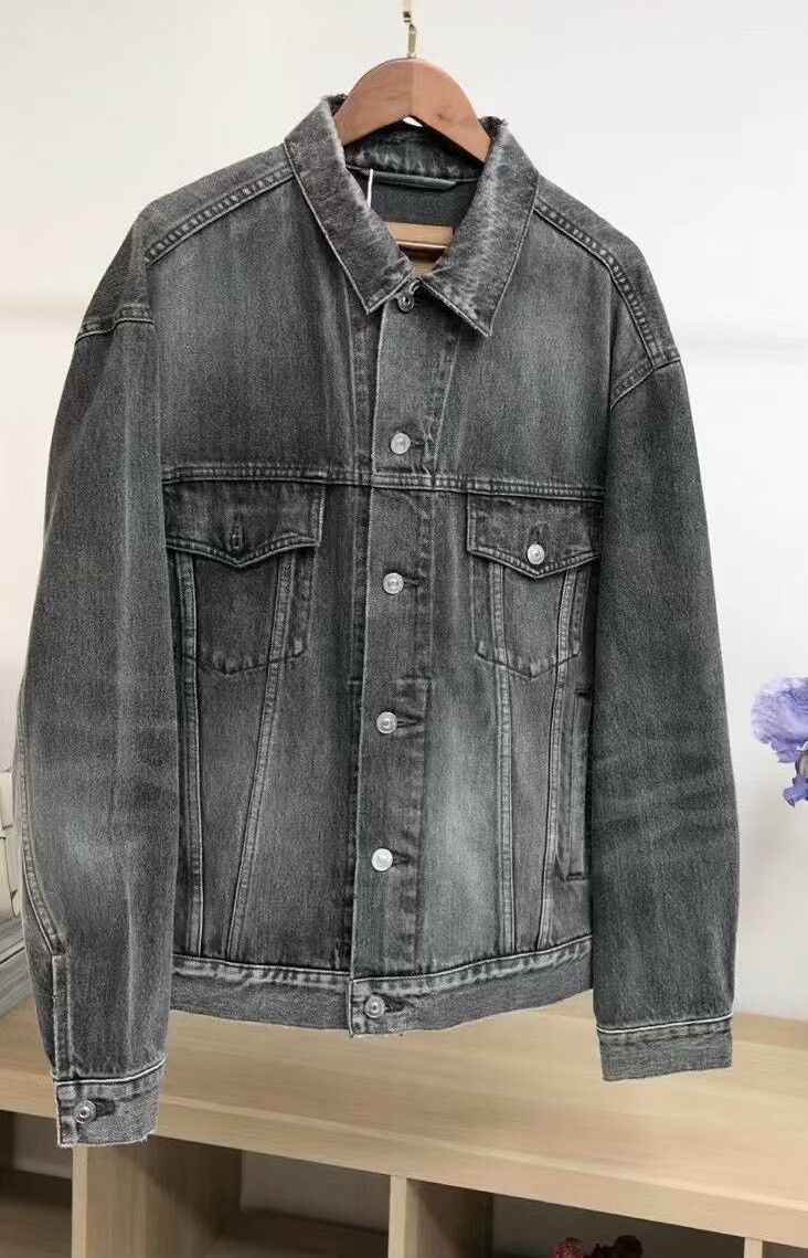 Balenciaga Balenciaga Vintage Logo Denim Jacket Size US L / EU 52-54 / 3 - 1 Thumbnail