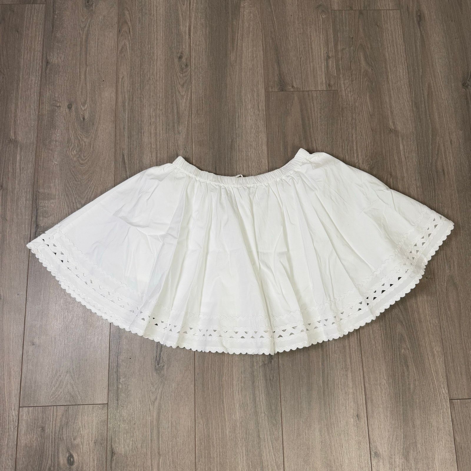 J.Crew J Crew Cotton Poplin Rickrack Trim Mini Skirt US Women's M Size 30" / US 8 / IT 44 - 2 Thumbnail
