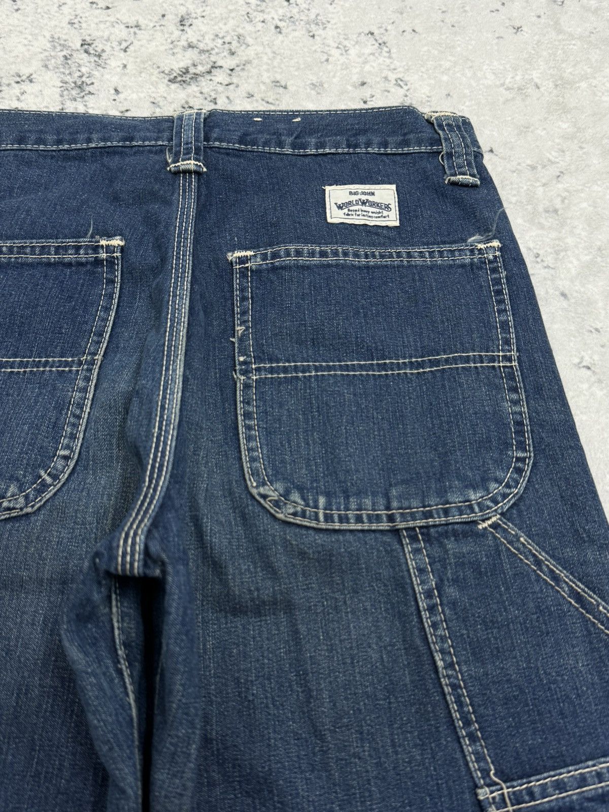 Vintage Vintage Japan BIG JOHN Carpenter World Workers Denim Size US 26 / EU 42 - 12 Thumbnail