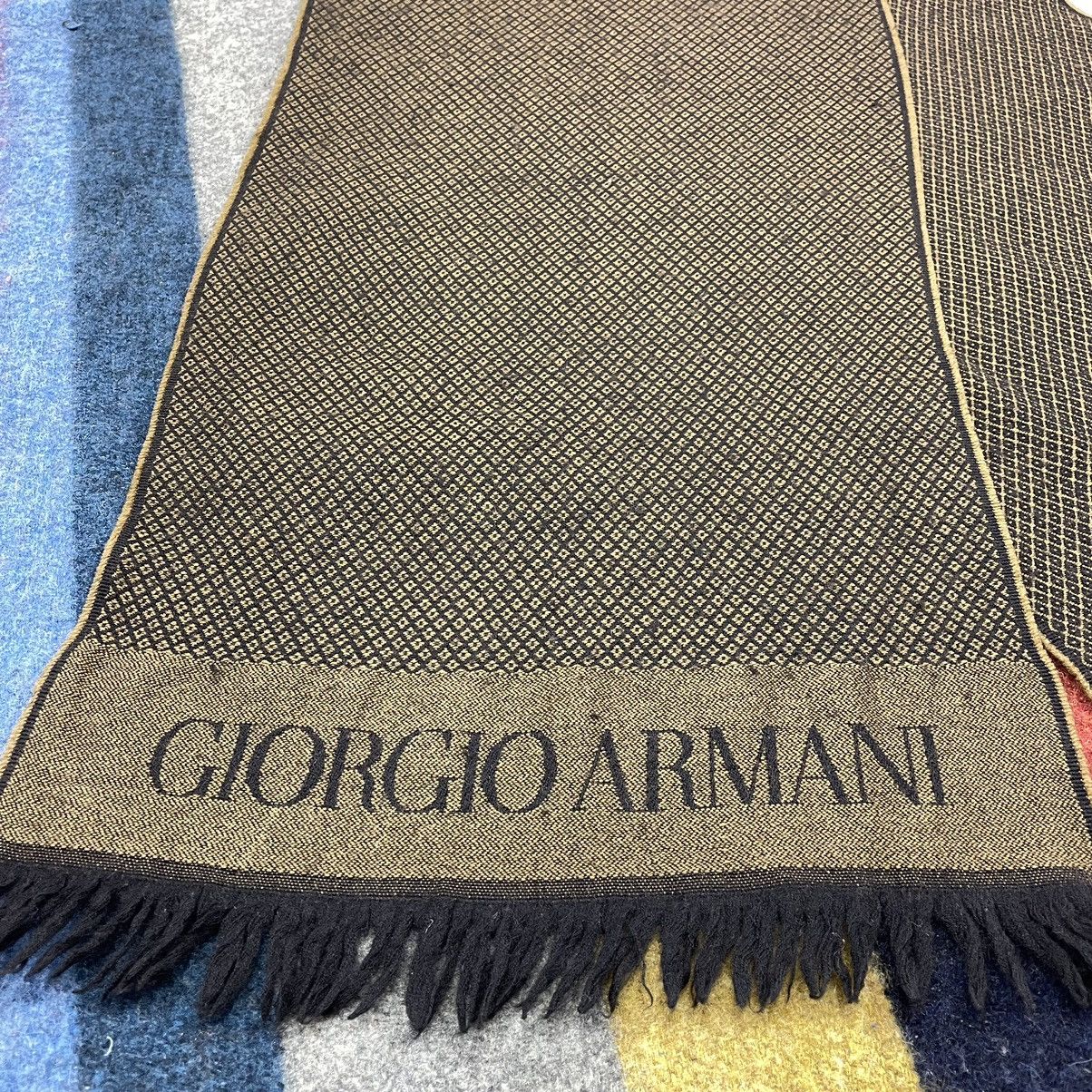 Giorgio Armani GIORGIO ARMANI Wool Muffler Scarf #1444/AX Size ONE SIZE - 2 Thumbnail