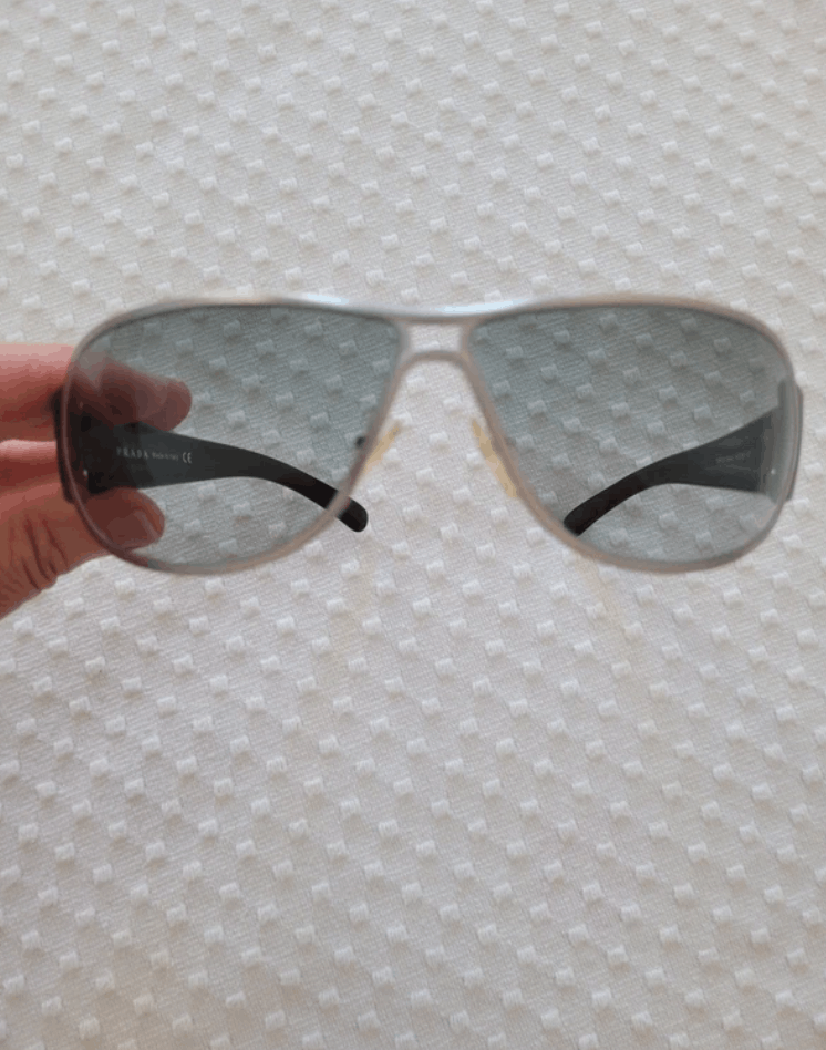 Prada PRADA Sunglasses Wrap Shield Mask Symbole Sport Red Tab Size ONE SIZE - 3 Thumbnail