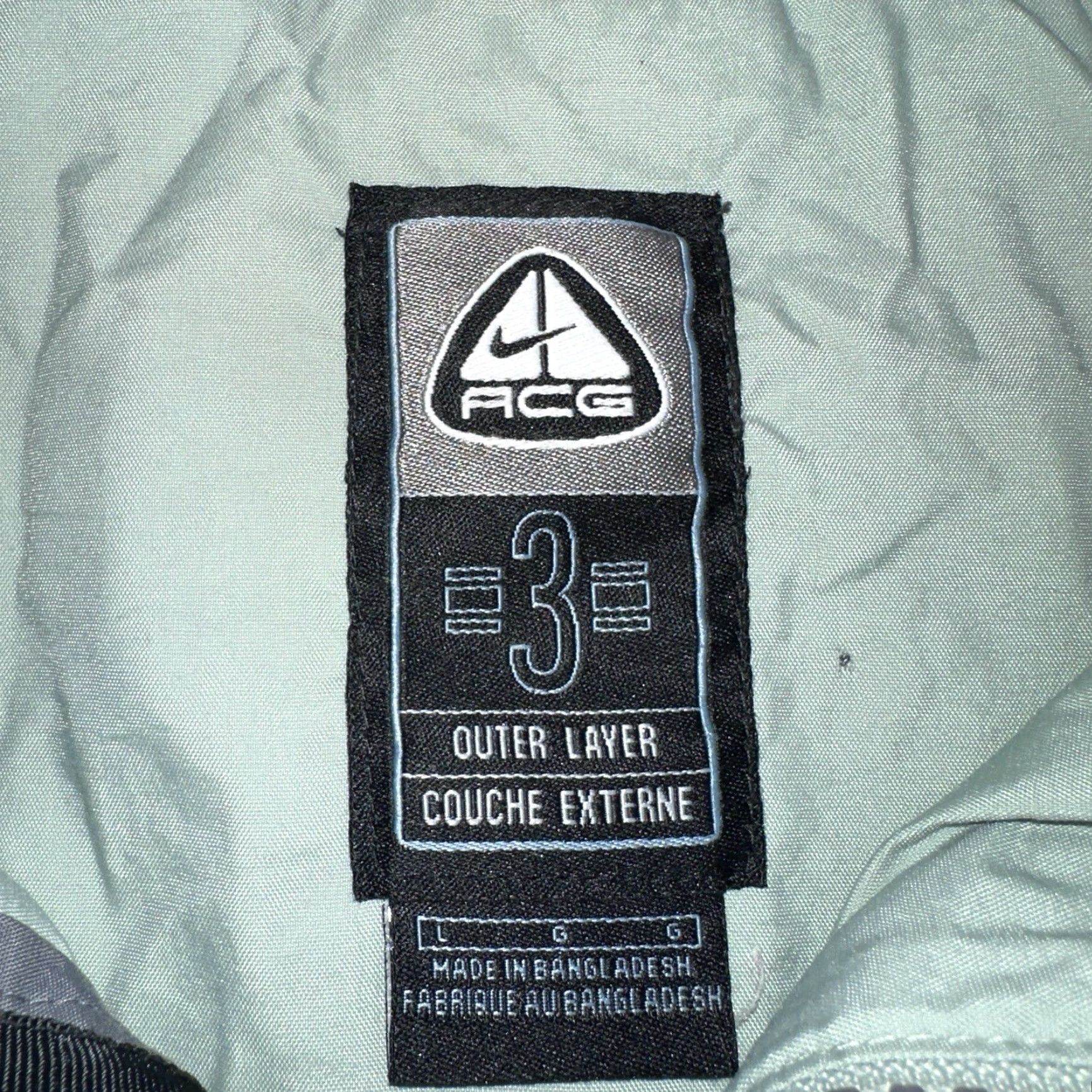 Nike Nike Storm Fit Jacket VTG ACG Rain Jacket Storm Fit Anorak 90s Teal Hiking Ski Snowboard L Blue 90s Mens Jacket Size US L / EU 52-54 / 3 - 4 Thumbnail
