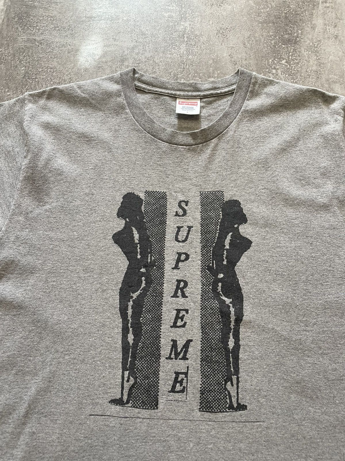 Hypebeast Supreme Girls T-Shirt Gray SS15 Size US L / EU 52-54 / 3 - 2 Thumbnail