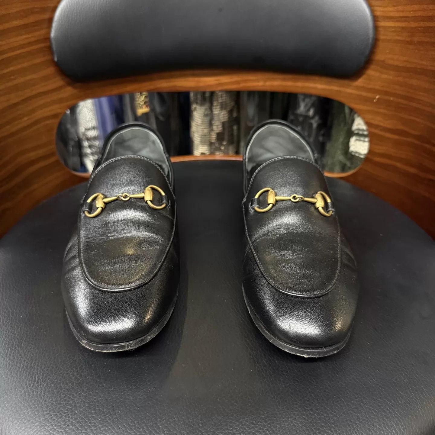 Gucci Gucci Women's Horsebit Loafer Black Leather 36 Size US 5.5 / IT 35.5 - 2 Thumbnail