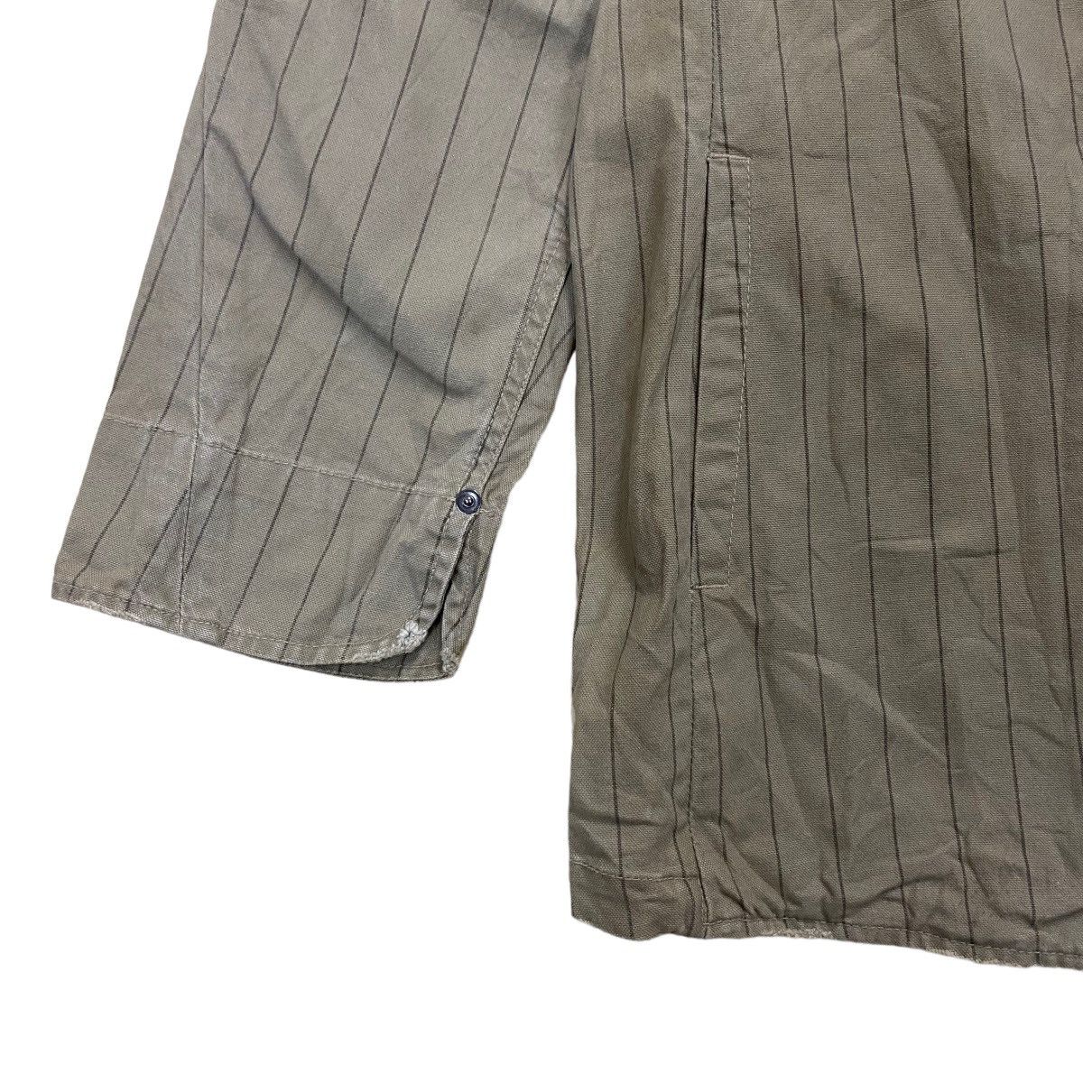 Japanese Brand Power To The People Stripe Button Coat Size US M / EU 48-50 / 2 - 14 Thumbnail