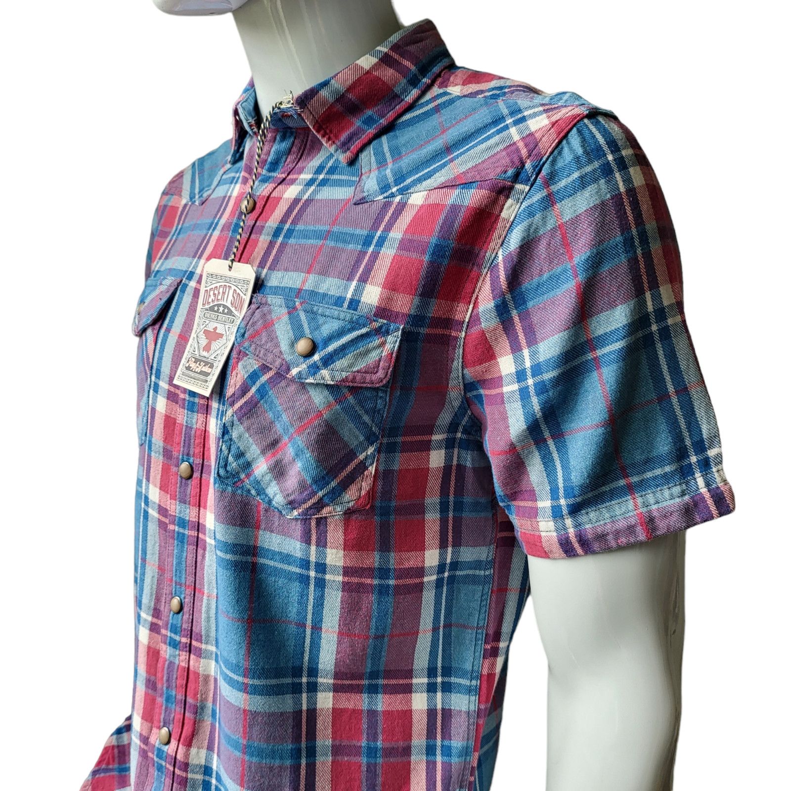 Flag & Anthem NWT DESERT SON Dierks Bentley Flag Anthem Western Pearl Snap Size US S / EU 44-46 / 1 - 8 Thumbnail