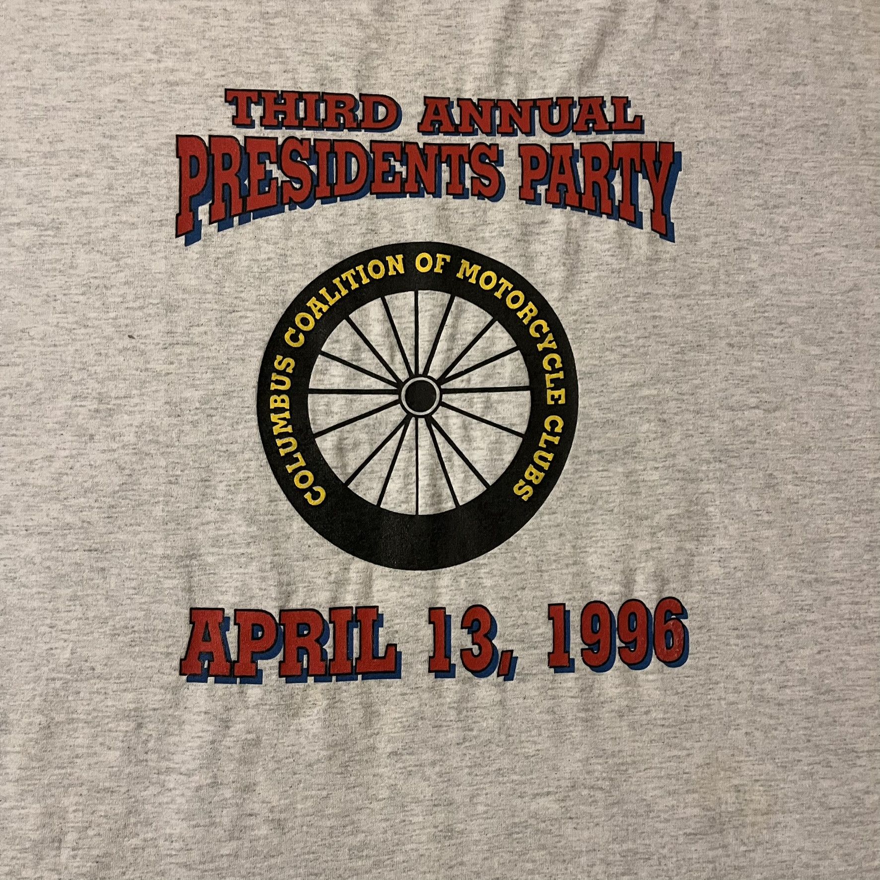 Fruit Of The Loom VTG 90s Third Annual President's Party Single Stitch Tee Size US XL / EU 56 / 4 - 3 Thumbnail
