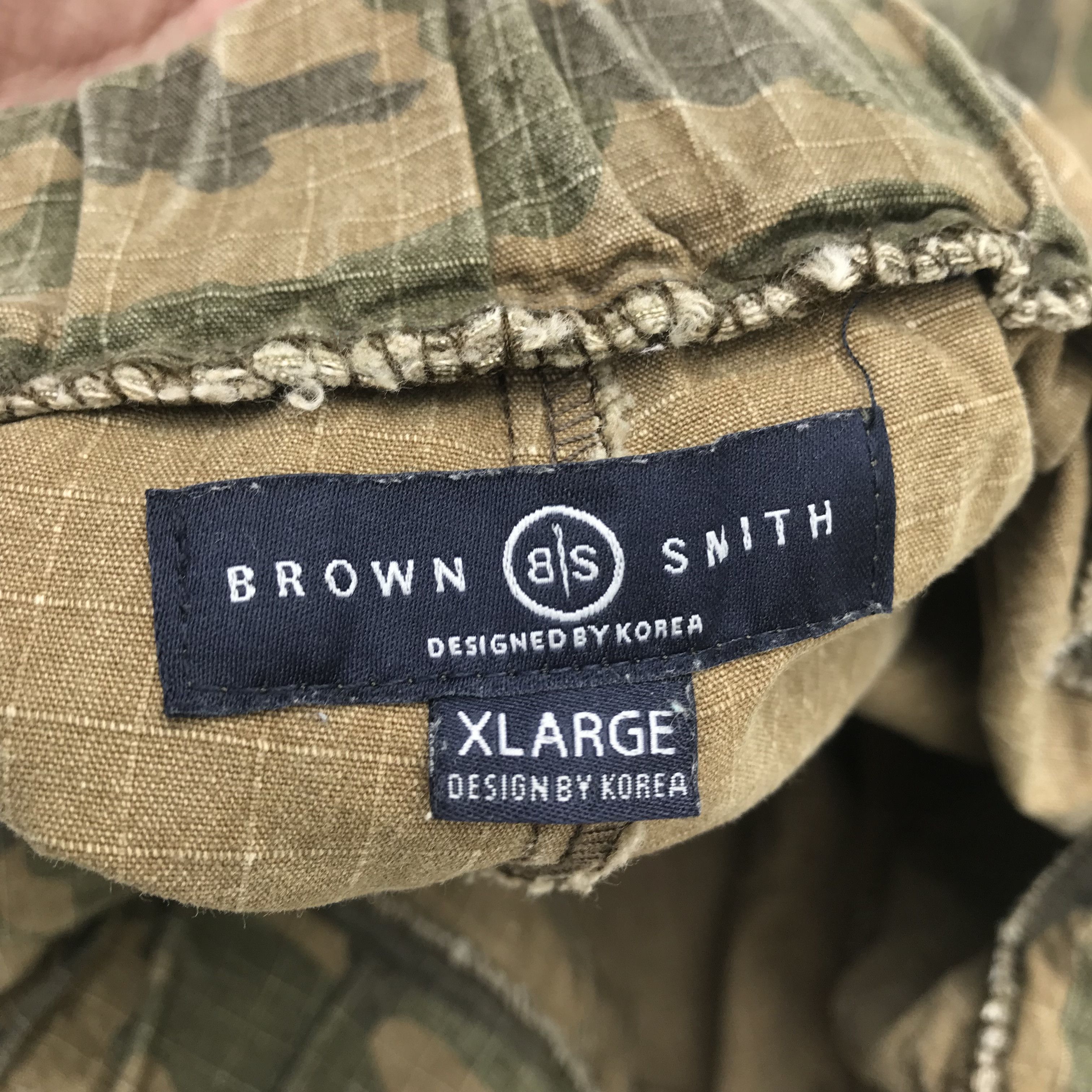 Aeronautica Militare Brown Smith Green Camo Woodland Short pants tactical Size US 33 - 7 Thumbnail