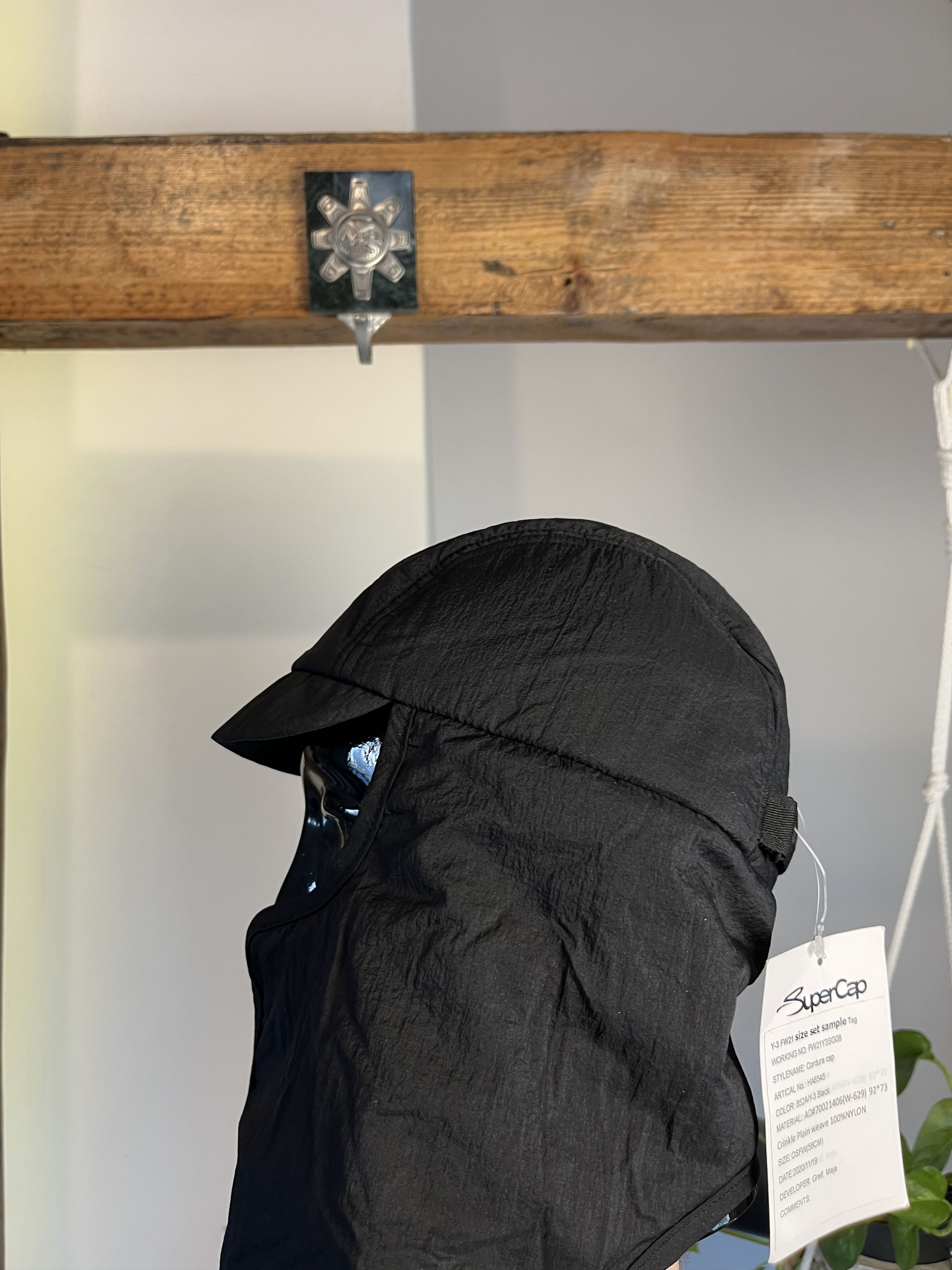 Japanese Brand × Y-3 × Yohji Yamamoto FW21 Sample Y-3 Yohji Yamamoto x Adidas Cordura Cocoon Hat Size ONE SIZE - 6 Thumbnail