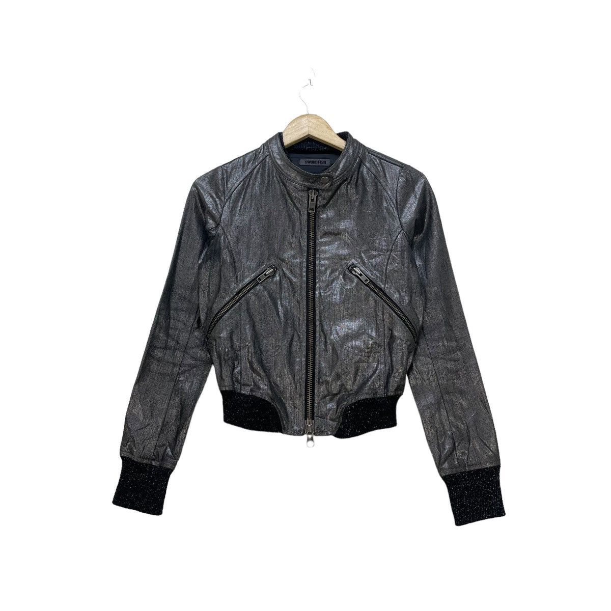 Japanese Brand Japanese Brand Sword Fish Biker Jacket Size M / US 6-8 / IT 42-44 - 1 Thumbnail
