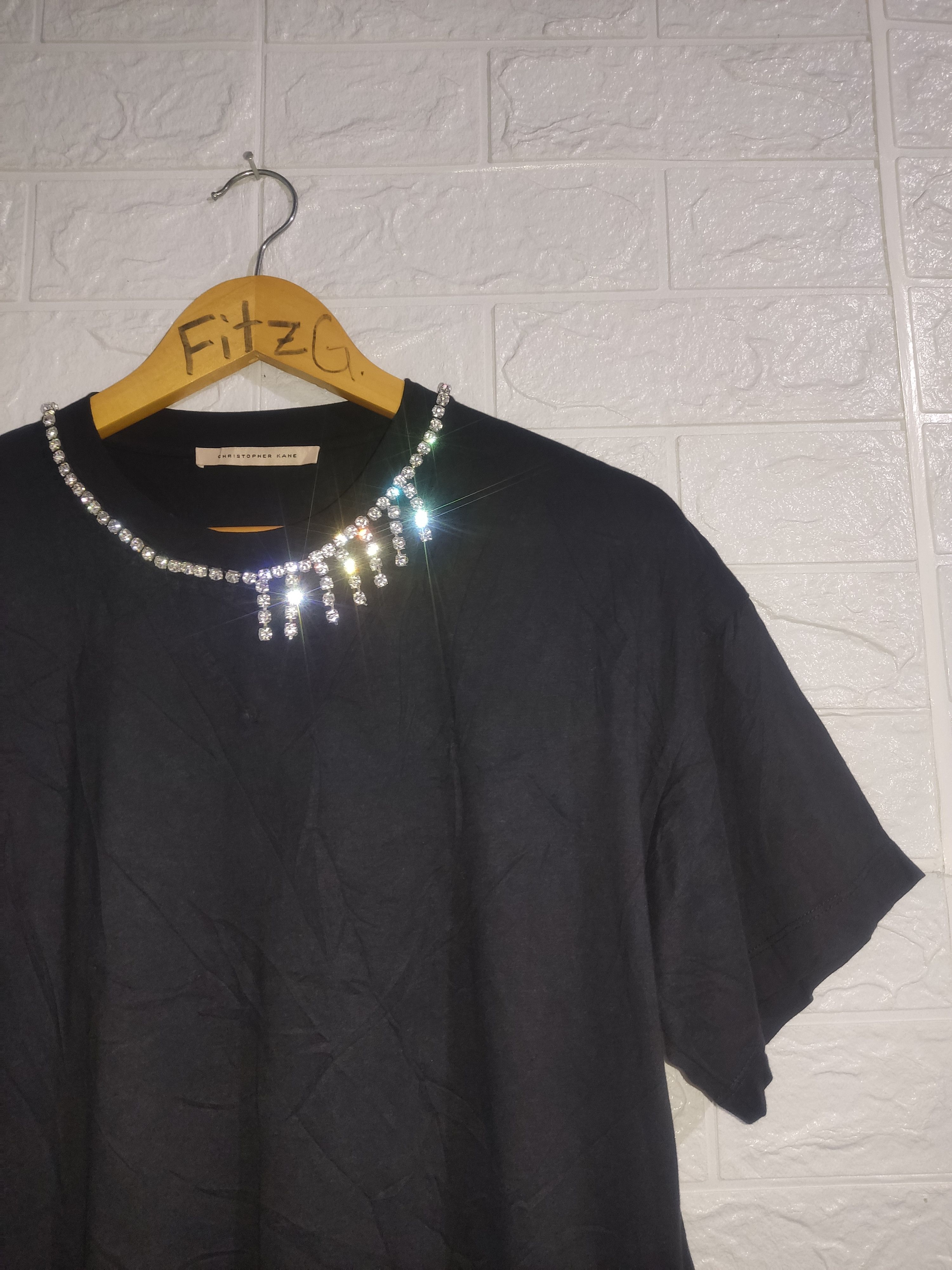 Christopher Kane Christopher Kane T-shirt With Crystal Size US L / EU 52-54 / 3 - 2 Thumbnail