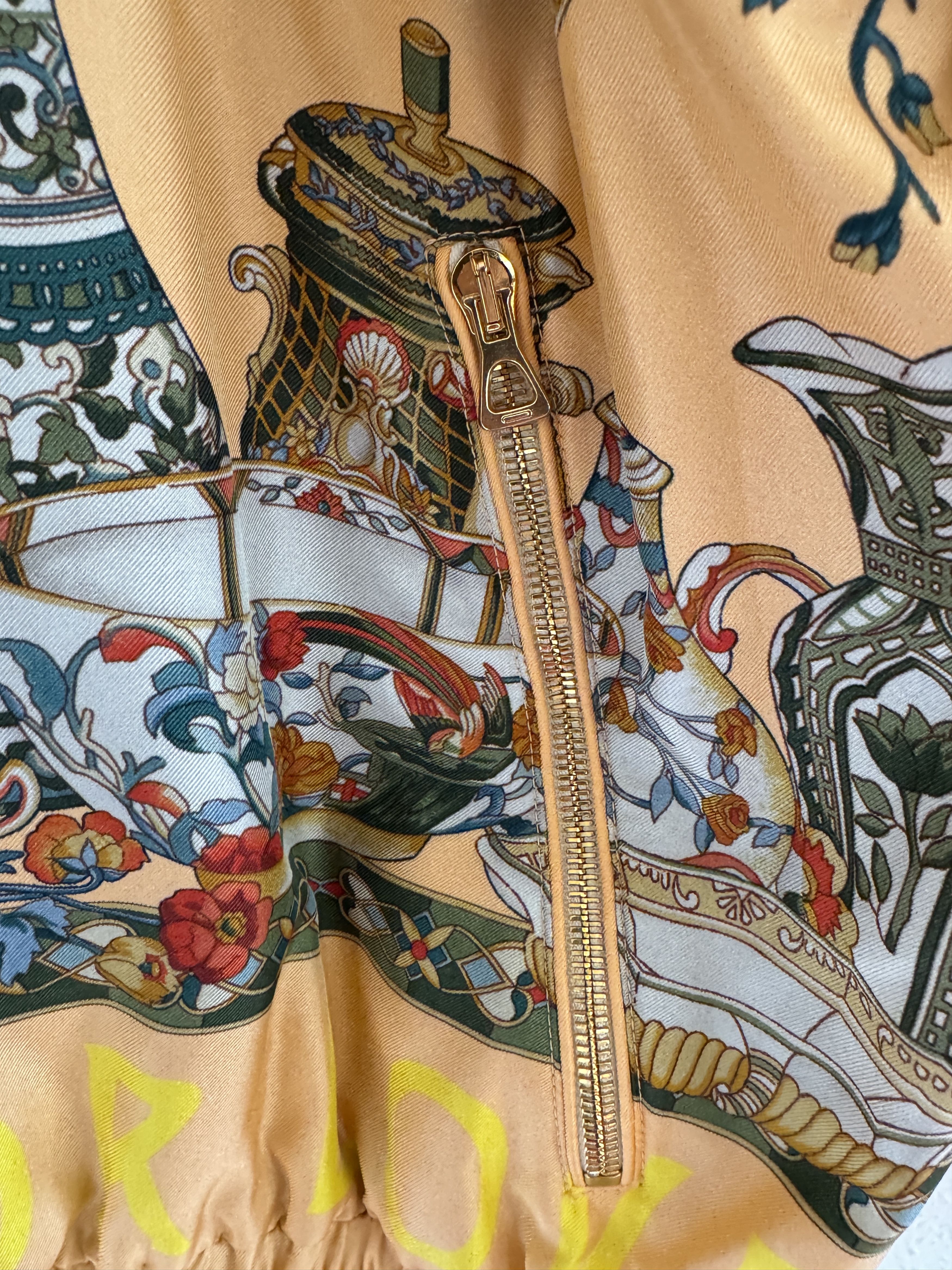 Gucci 1of1 SAMPLE Ceramic Print Silk Track Jacket Size US L / EU 52-54 / 3 - 13 Thumbnail