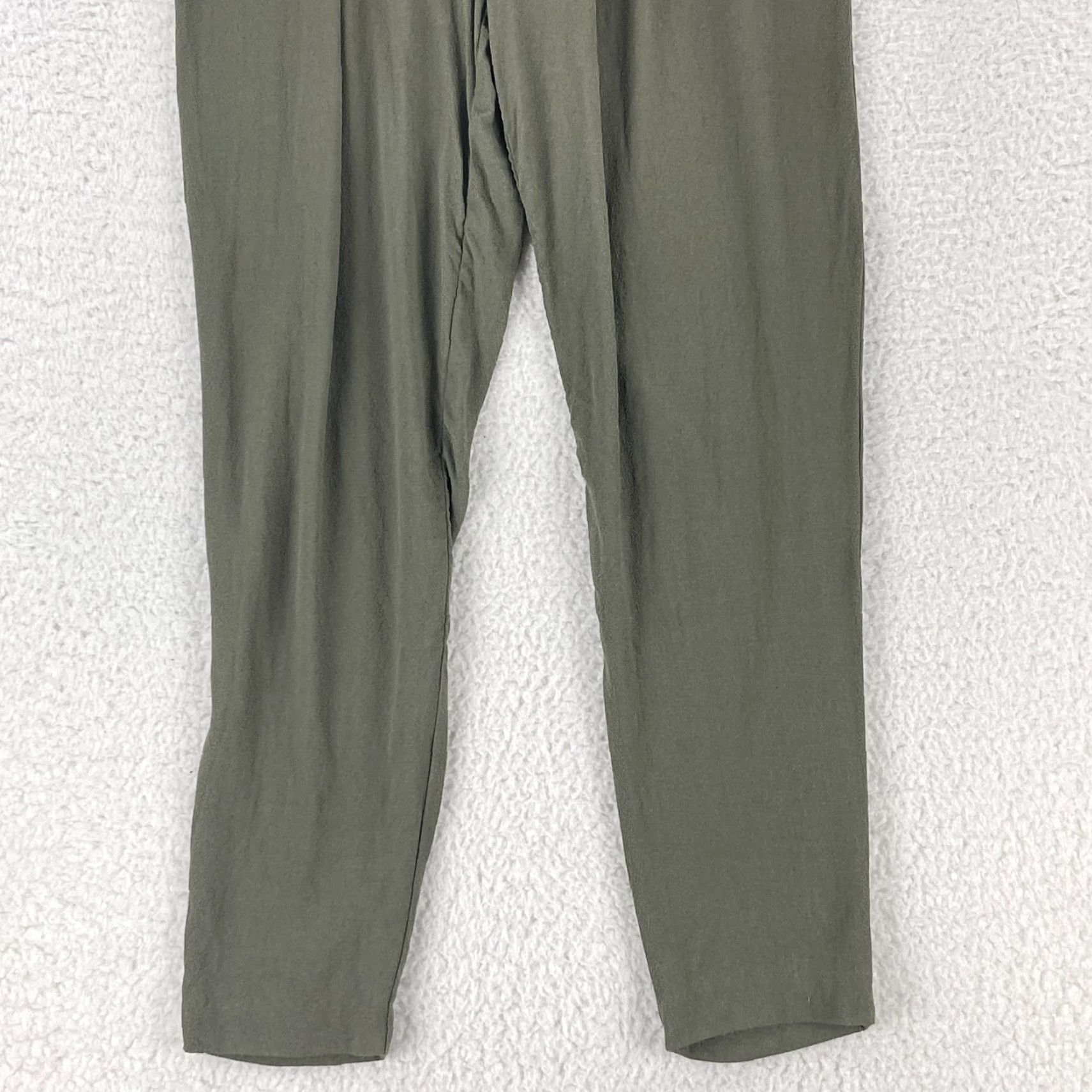 Vintage Barneys New York Green High Waist Trouser Pants Womens Size 6 Tapered Casual/Workwear Size 28" / US 6 / IT 42 - 3 Thumbnail