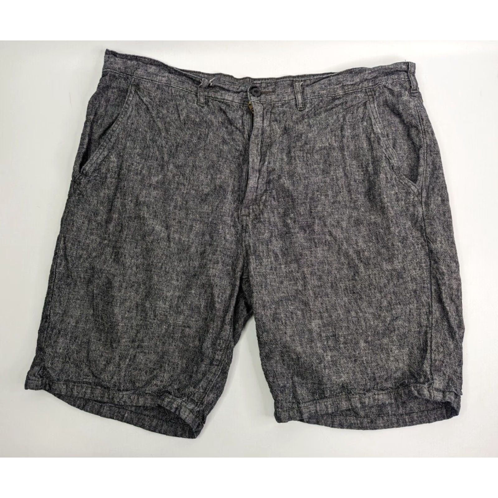 Levi's Levi's Chino Shorts Grey Chambray Mens Size 36 Linen Cotton Regular Front Flat Front 21181 211810048 Size US 36 / EU 52 - 2 Thumbnail