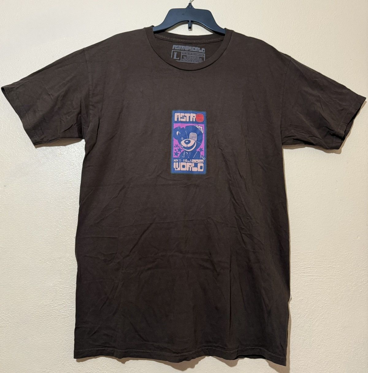Travis Scott Cactus Jack by Travis Scott Scare Bear Tee Size US L / EU 52-54 / 3 - 1 Thumbnail