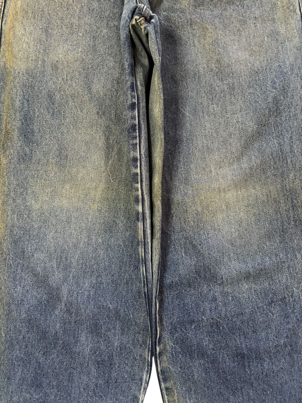 Japanese Brand × Tribal Streetwear Vintage Japanese Brand Mud Wash Ultra Wide Leg Baggy Jeans Size US 34 / EU 50 - 5 Thumbnail