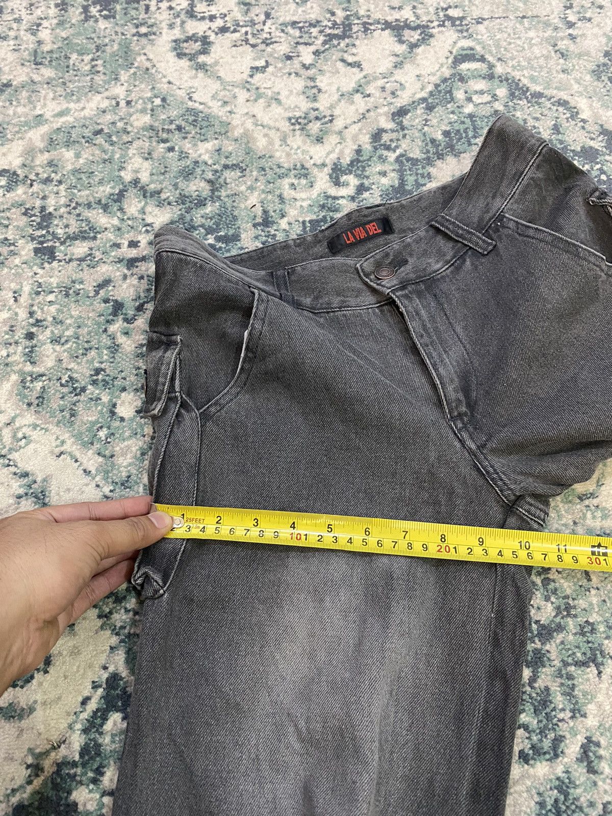 Japanese Brand Y2K Baggy Fashion Flare La Via Del Denim Pant Size US 28 / EU 44 - 7 Thumbnail