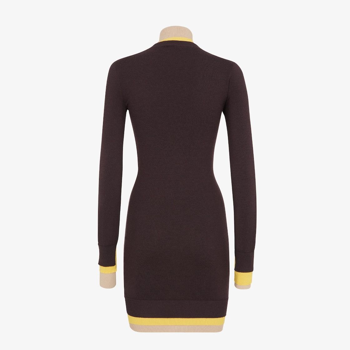 Fendi o1s1wg111225 Dress in Brown Size S / US 4 / IT 40 - 2 Thumbnail