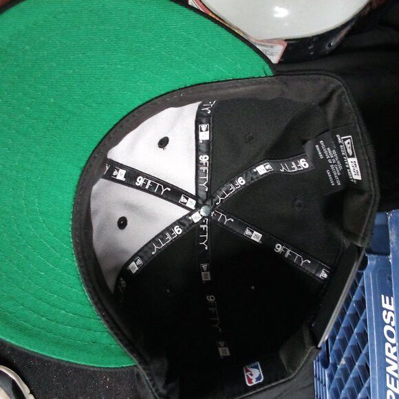 New Era New Era Charlotte Hornets Script Snap Hat Cap Wool Size ONE SIZE - 6 Thumbnail