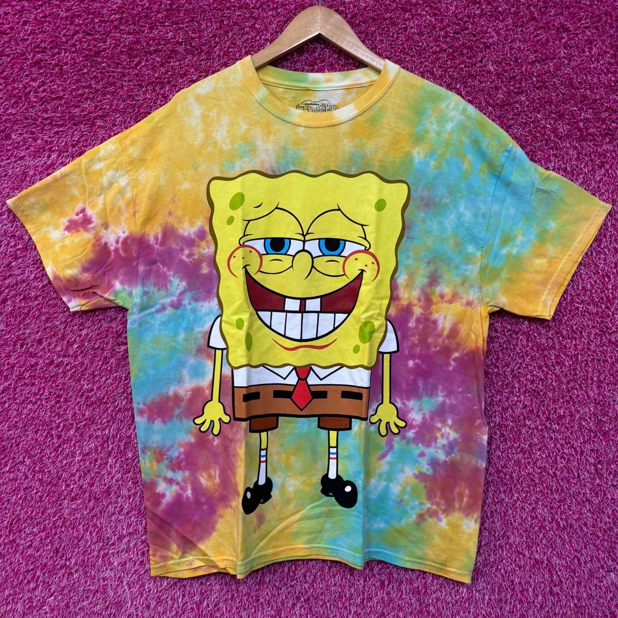 Nickelodeon Sponge Bob Nickelodeon Tie Dye Tshirt size XL Size US XL / EU 56 / 4 - 1 Thumbnail