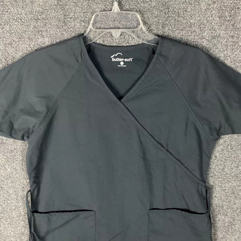 Other Butter Soft Scrubs Top Women's Small Workwear Polyester S Size S / US 4 / IT 40 - 2 Thumbnail