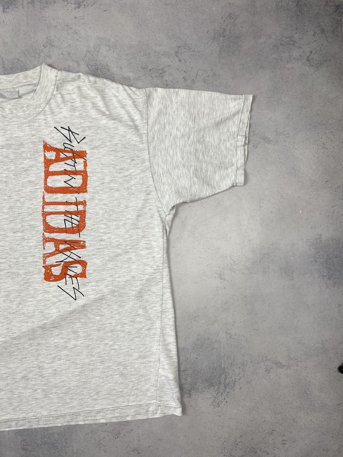 Adidas Vintage 90s Adidas Big Logo Retro T Shirt Size XL Size US XL / EU 56 / 4 - 12 Thumbnail